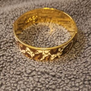 New Coach Ocelot Gold-tone Bangle